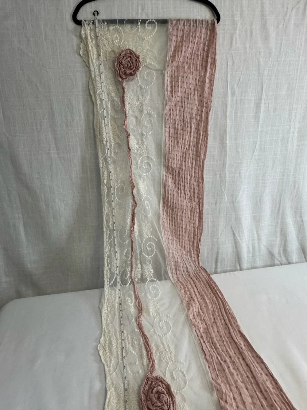 Multiway Lace Rosette Scarf Shrug Shawl Cottagecore Fairy